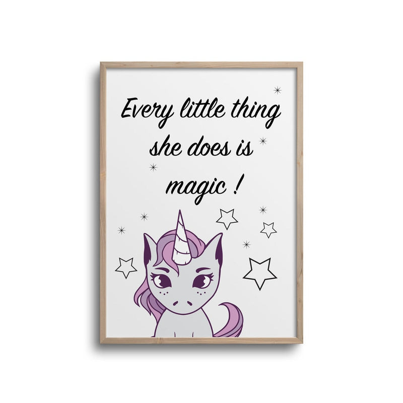 Unicorn Every little thing poster