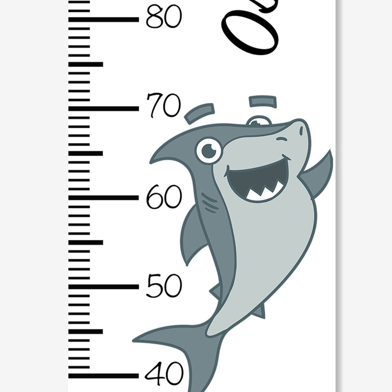 Shark altimeter with name - poster