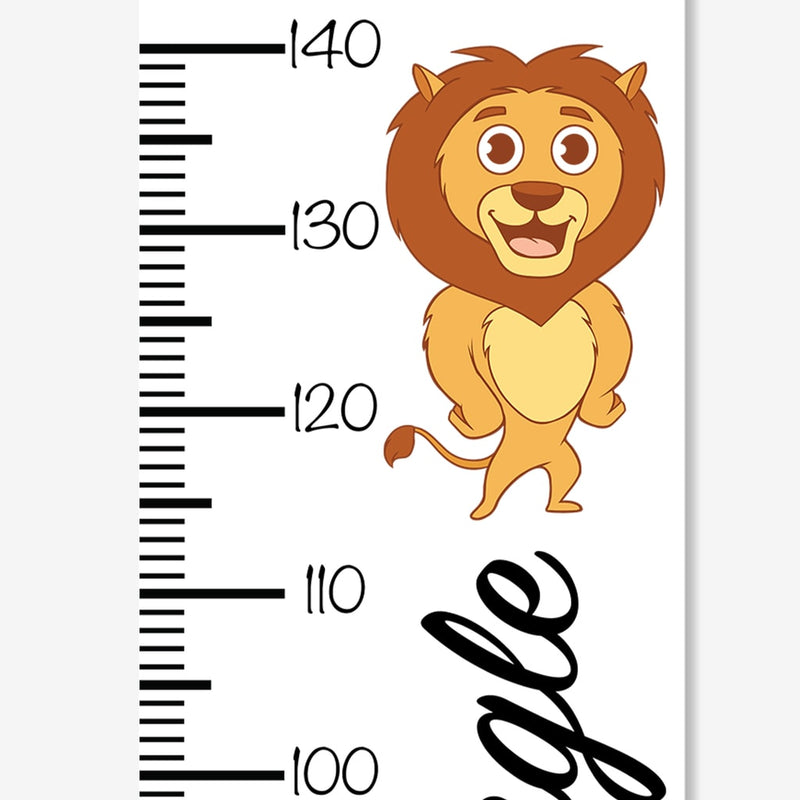 Lion poster with altimeter