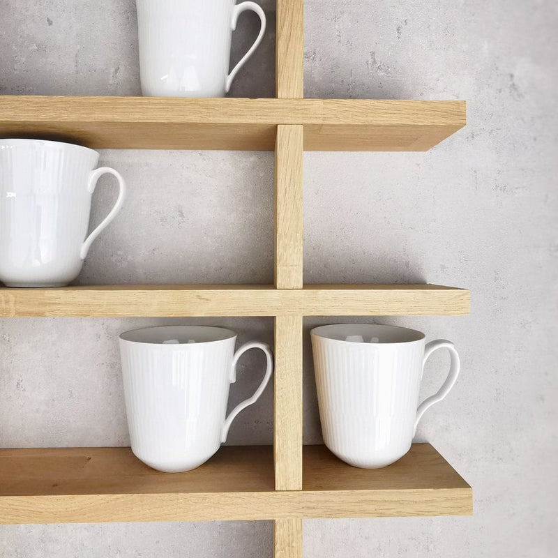 Sættekasse med hylder og rum - lille model