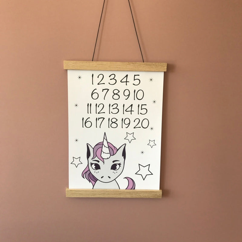 Unicorn numbers poster