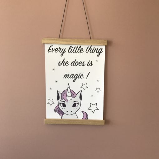 Unicorn Every little thing poster
