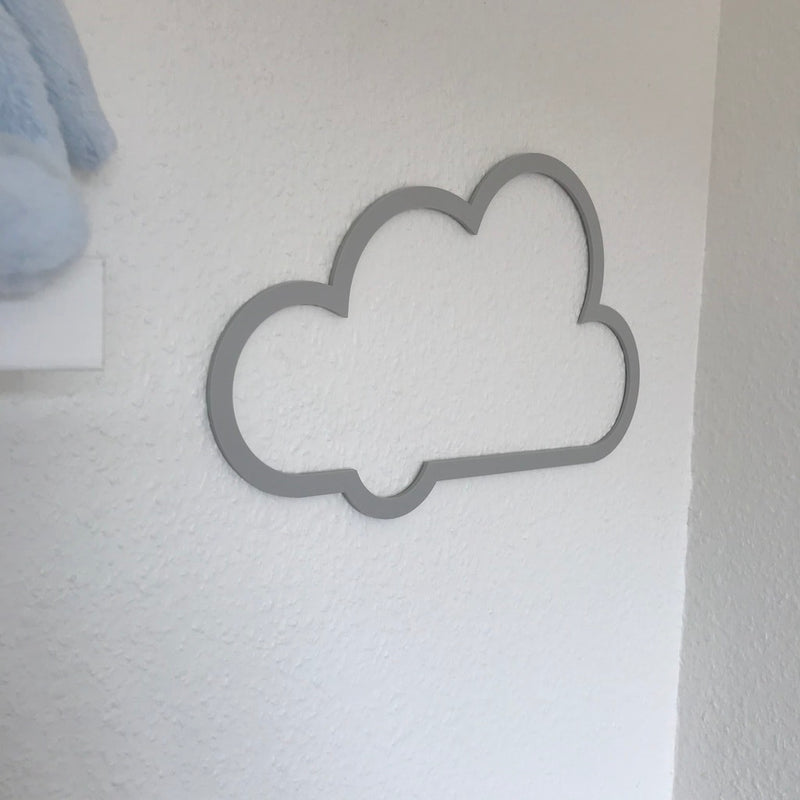 Slanted cloud set - Colored acrylic