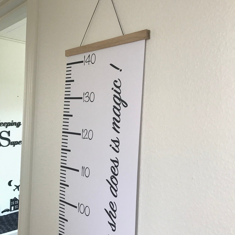 Height Measuring Unicorn Poster