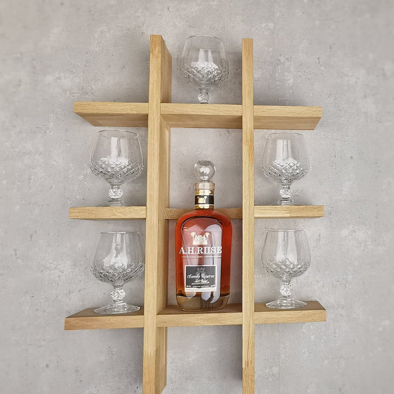 Sættekasse til flaske og glas