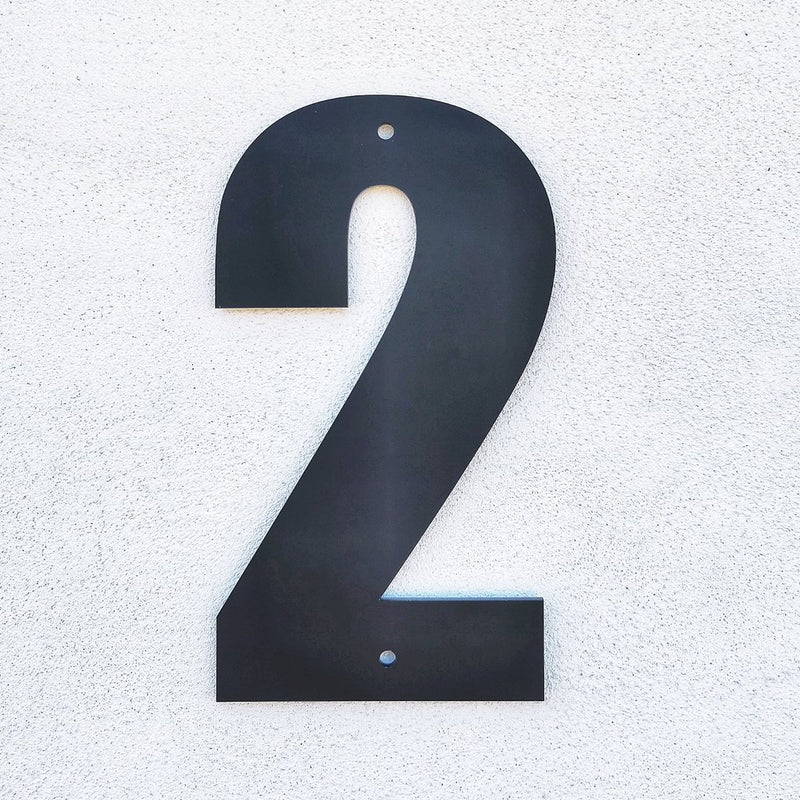 Husnummer Modern Bold - Akryl