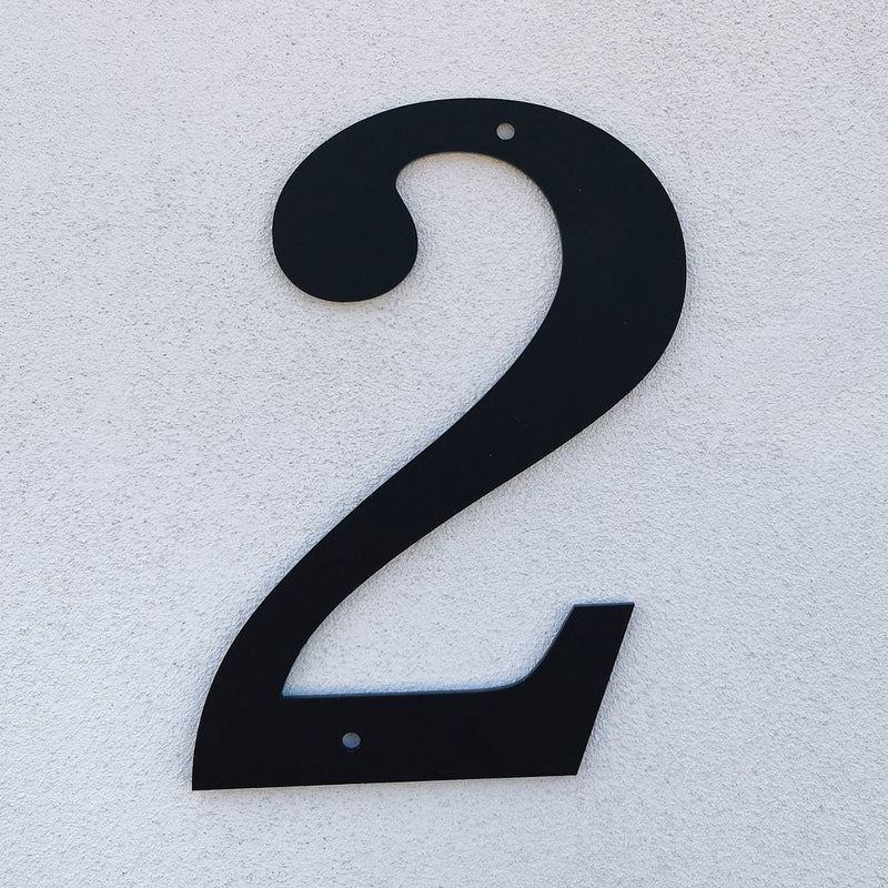 Husnummer Modern Bold – Akryl