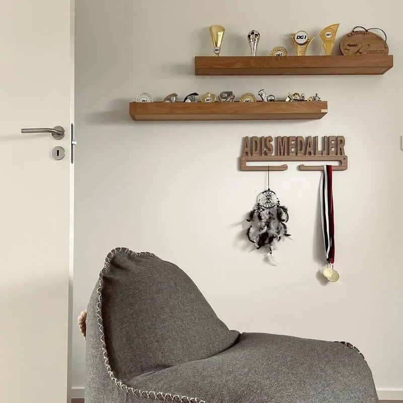 Medal hanger with your own text