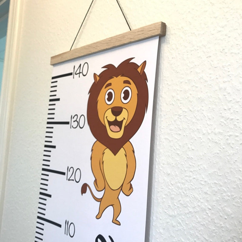 Lion poster with altimeter