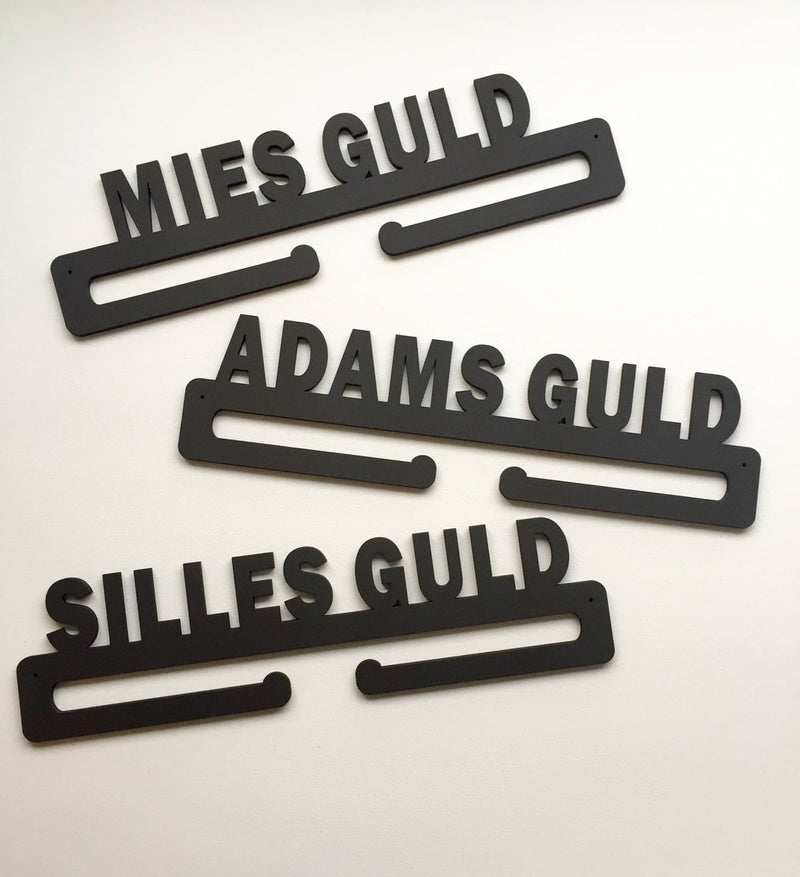 Medal hanger with your own text