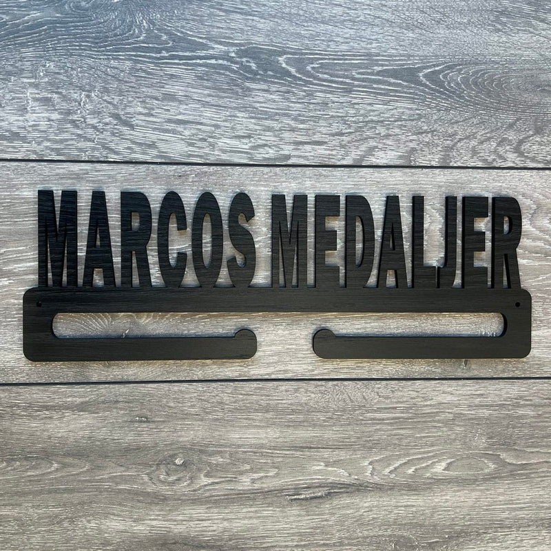 Medal hanger with your own text