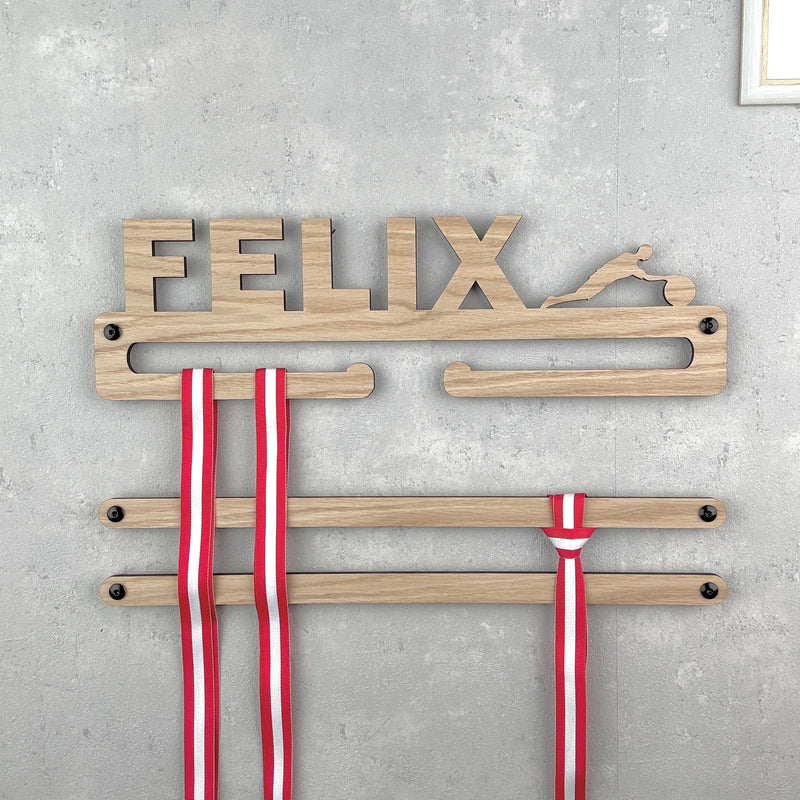 Medal hanger with crossfit and your own name