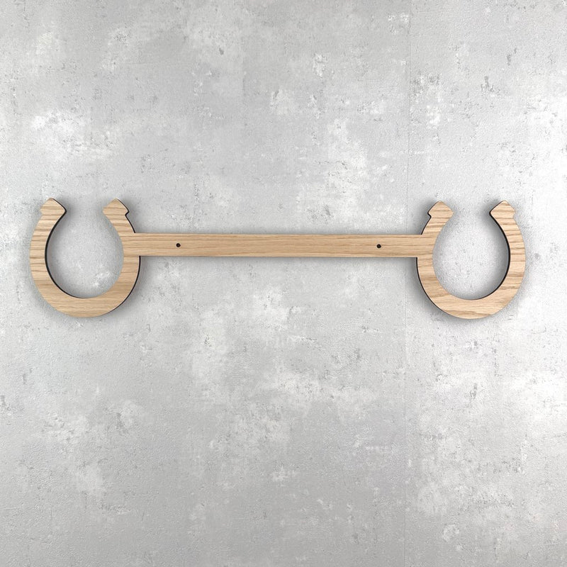 Roset ophæng med hestesko i begge ender