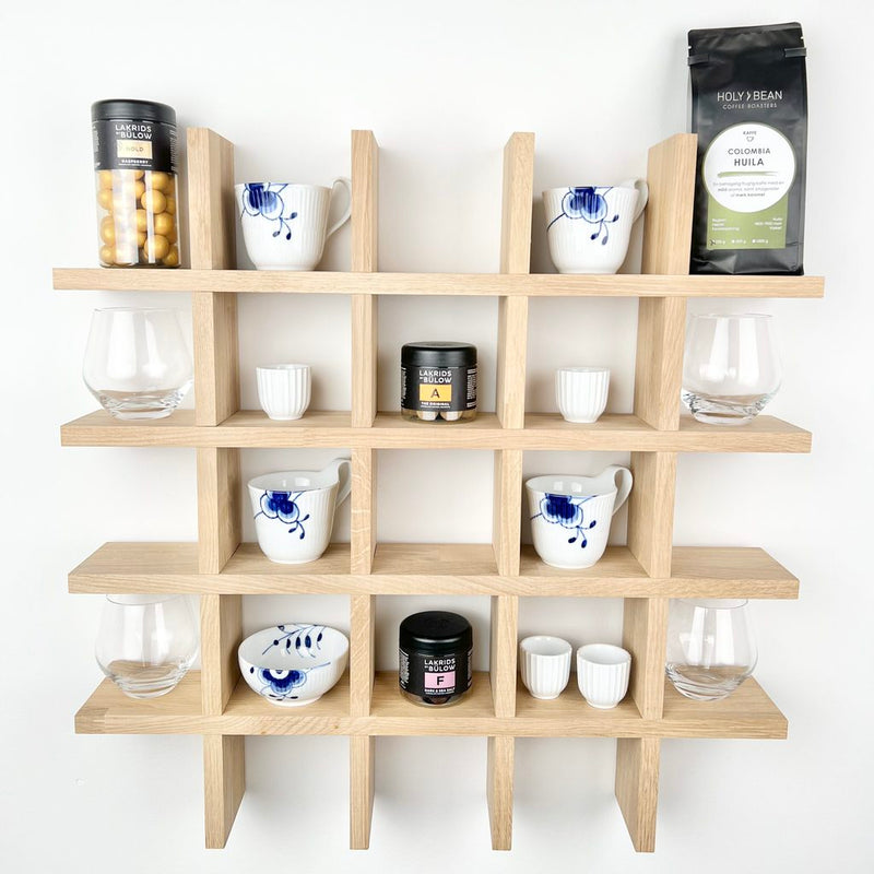 Sættekasse med 20 rum – moderne version