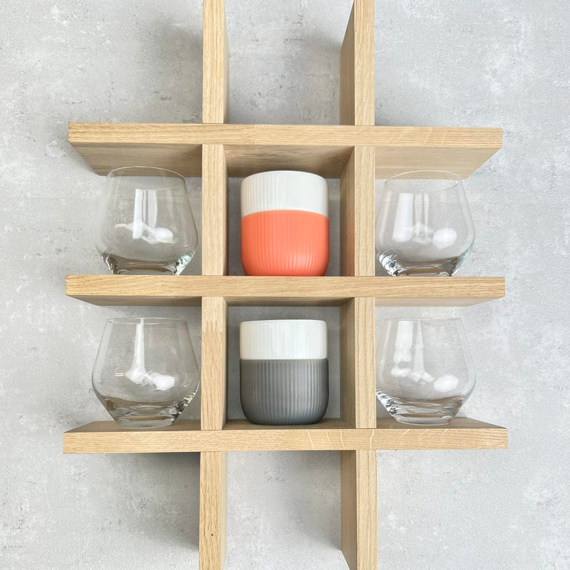 Sættekasse med 9 rum lodret – moderne version