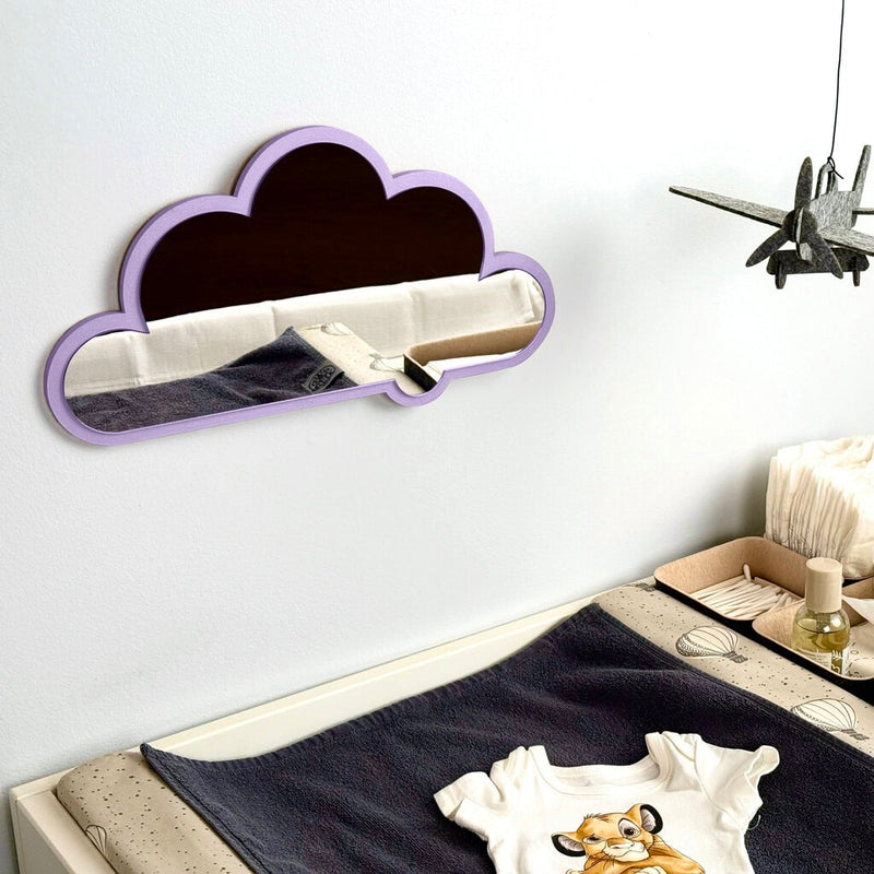 Cloud mirror (white) – optional color