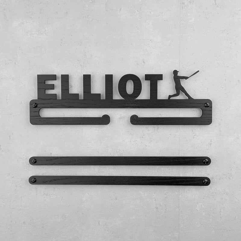 Medalje ophæng med baseballspiller og eget navn