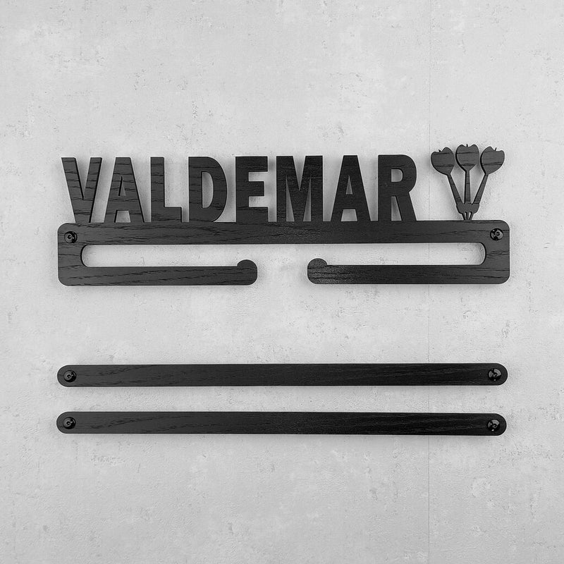 Medalje ophæng med dartpile og eget navn