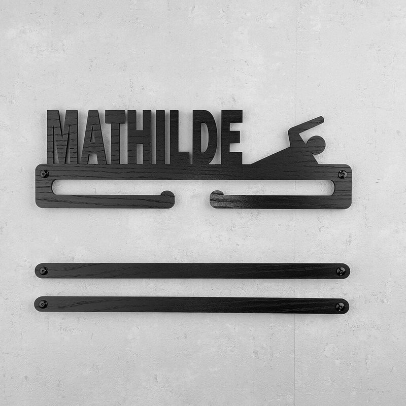 Medalje ophæng til svømning med eget navn