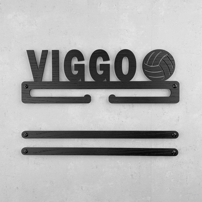 Medalje ophæng med Volleyball bold og eget navn