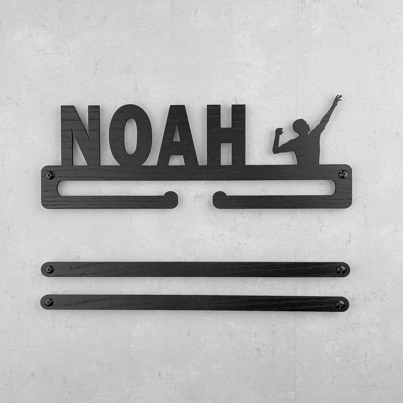 Medalje ophæng med volleyballspiller og eget navn