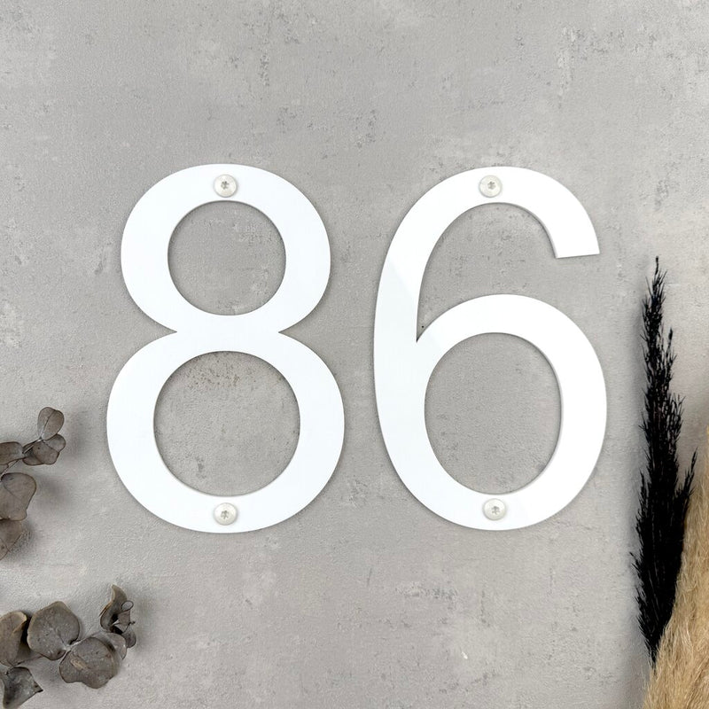 Husnummer Simple Modern - Akryl