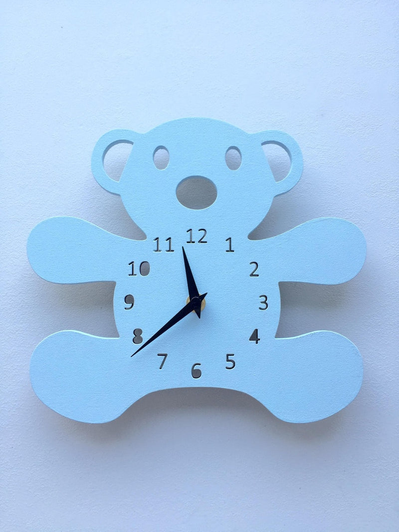 Teddy bear clock – color