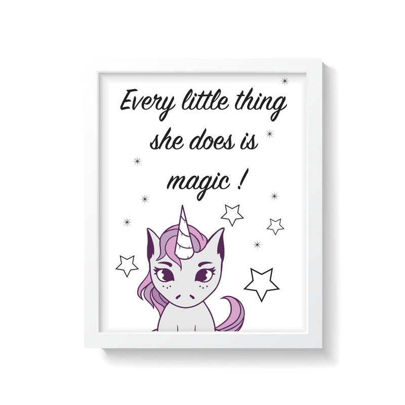 Unicorn Every little thing poster